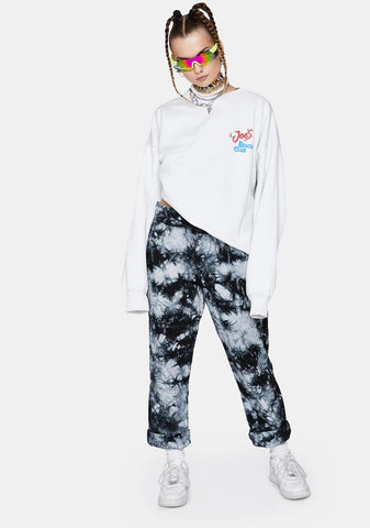 Grey Acid Wash Combat Pants