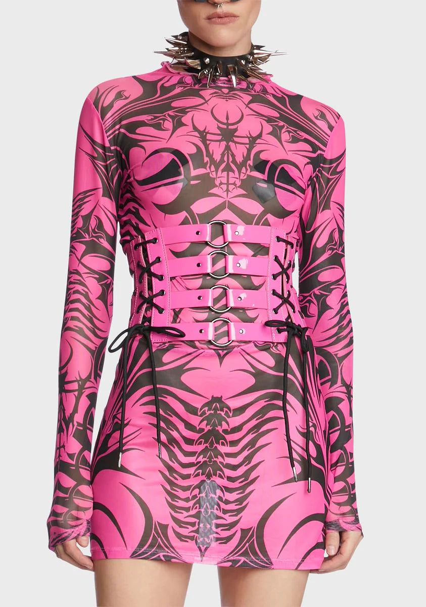 Integrity Lies Within Corset Belt