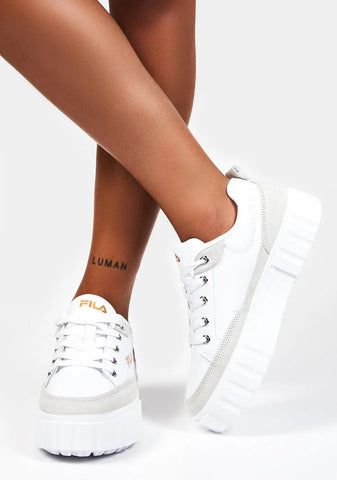 White Sandblast Low MG Sneakers