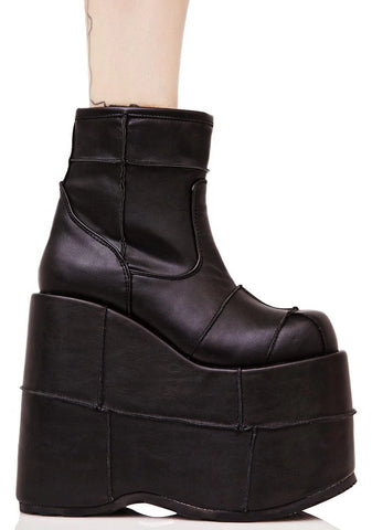 Stack-201 Unisex Platform Ankle Boots