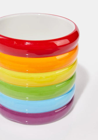 Seeing Growth Rainbow Plant Pot