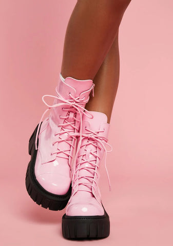 Sweet Everyone's A Critic Combat Boots