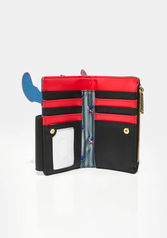 Disney Lilo & Stitch Vampire Stitch Bowtie Wallet