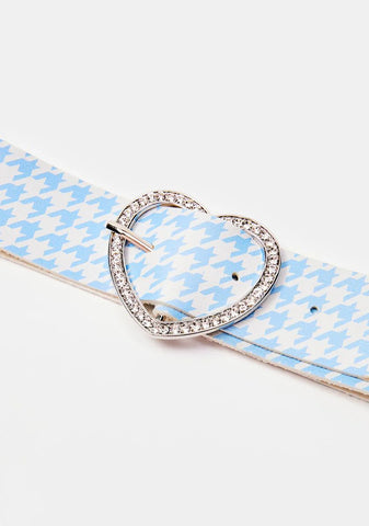 Bedazzled Heart Rhinestone Choker