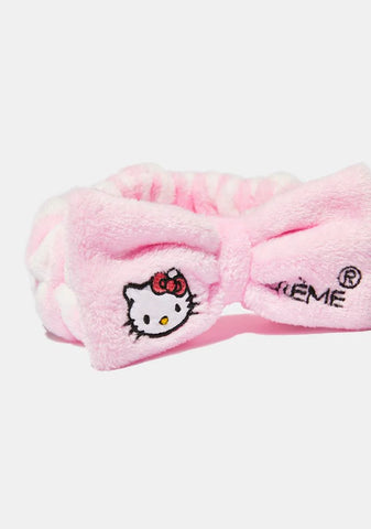 X Hello Kitty Striped 3D Bow Headband