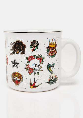 Ed Hardy Ceramic Coffee Mug