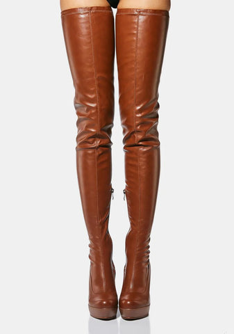 None Of Your Business Wedge Boots