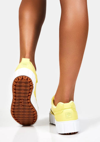 Yellow Sandblast Low Sneakers
