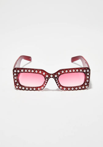 Heart Upper Class Pearl Sunglasses