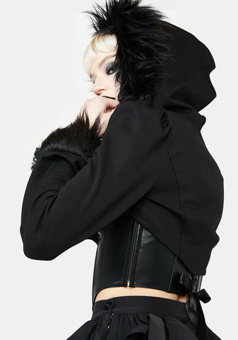 Under The Moon Shrug Top