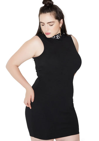 Iconic Embroidered Bodycon Dress