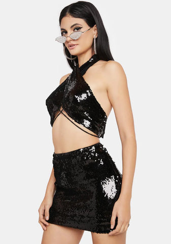 Wicked Dancefloor Diva Sequin Set