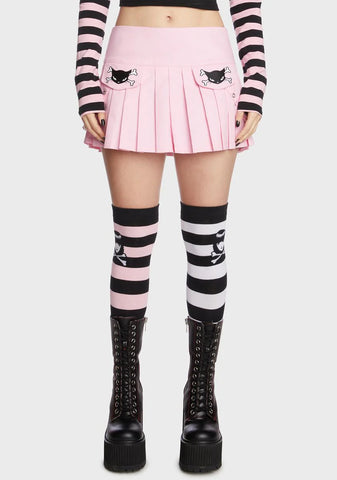 Against The Grain Pleated Skirt