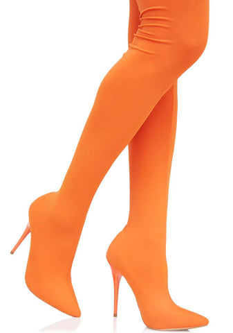 Sunset Sugar Spun Thigh-High Boots