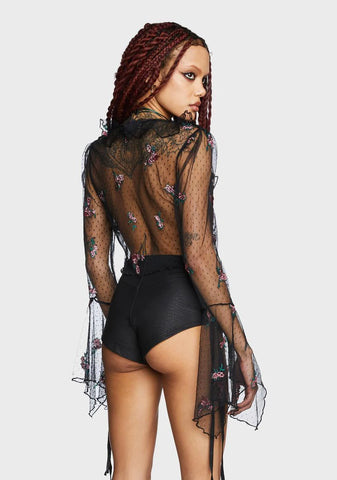 Be Gentle With Me Sheer Blouse