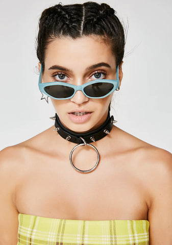 Stop N' Stare Oval Sunglasses