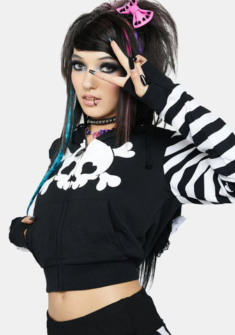 Scene Stealer Striped Hoodie