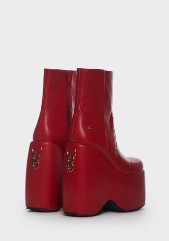 Spicy Say What You Mean Platform Boots