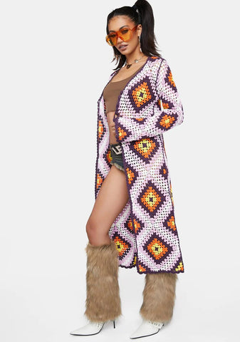 Born To Lead Crochet Duster