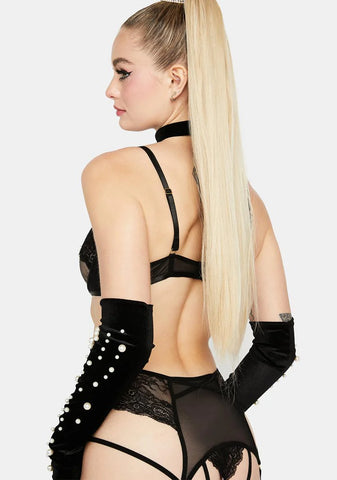 Alyssa Lace Up Lingerie Set