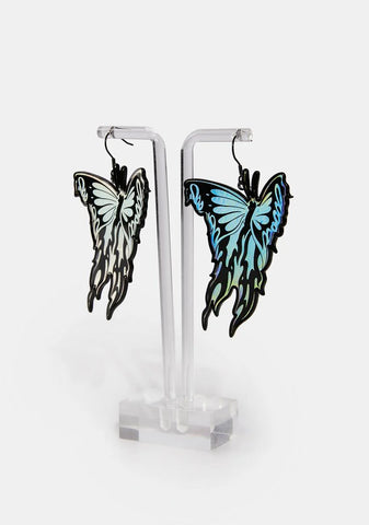 Shimmering Skies Butterfly Earrings