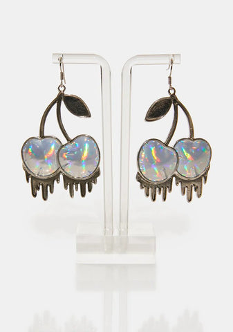 Melty Flavor Cherry Earrings