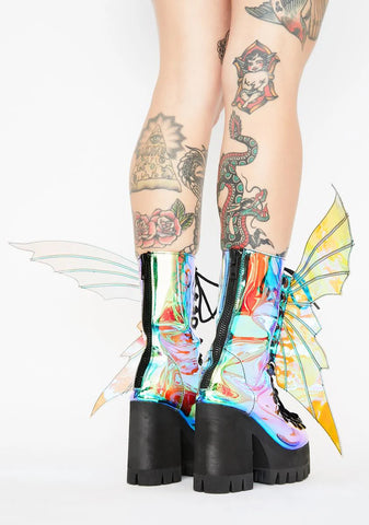 Fairy Dreamer Platform Boots