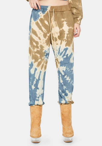 Hope You're Happy Tie Dye Sweatpants