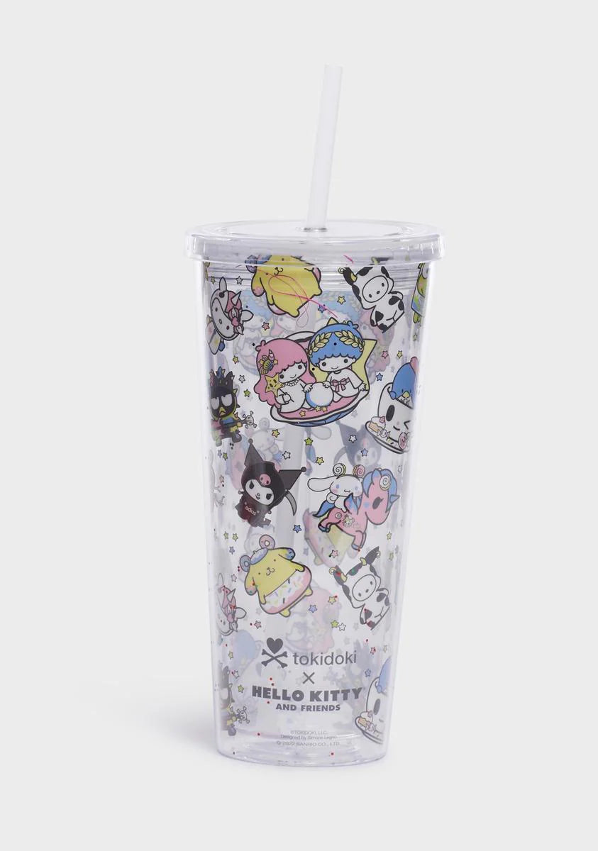 x Hello Kitty And Friends Acrylic Tumbler