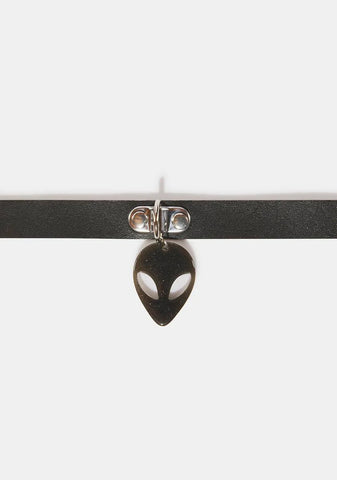 Earth Is Boring Alien Choker