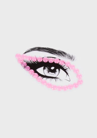 Pink Rhinestone Eye Gem Pack