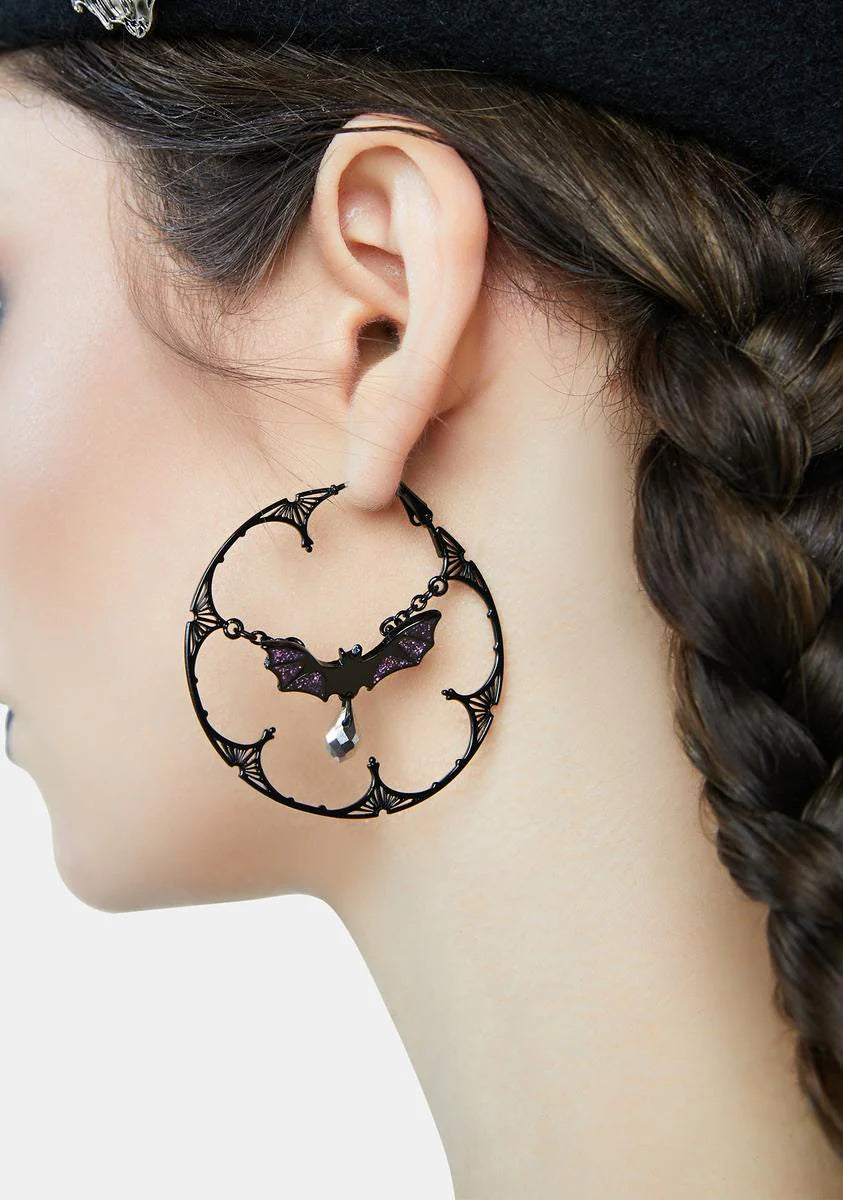 Spirit Animal Hoop Earrings