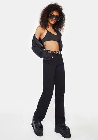 Live On The Edge Straight Leg Jeans