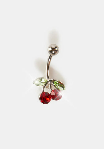 Baby Cherries Belly Ring