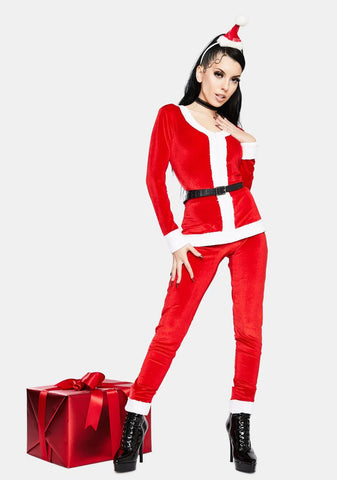 Women's Santa Jumpsuit