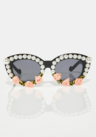 Wicked Rosy View Cat Eye Sunglasses