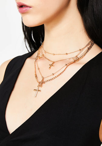 Angel BB Layered Necklace