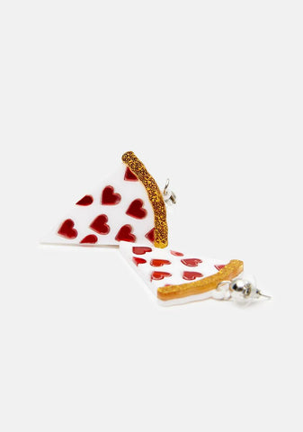Can't Be Topped Pizza Slice Earrings