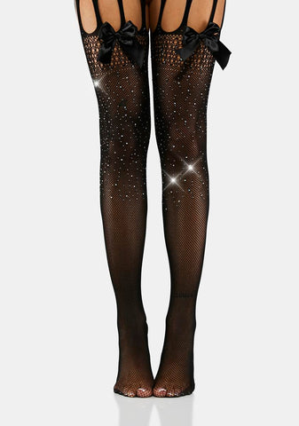 Midnight Sky Fishnet Tights