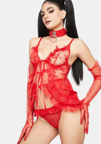 Lover Hot Revenge Lingerie Set