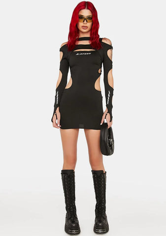 X-Speed Cut-Out Dress