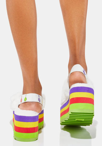 Teletubbies Qozii Platform Slides