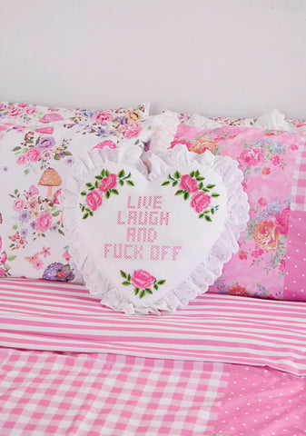 The Motto Throw Pillow