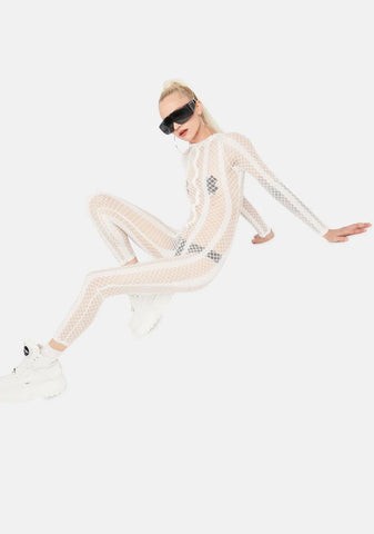 Purely Your Bad Habit Fishnet Catsuit
