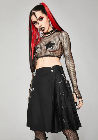 Twisted Twilight Fishnet Top
