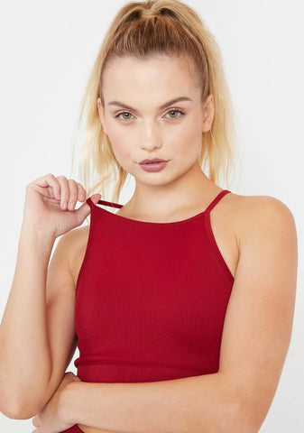 Love Get Lucky High Neck Bra Top