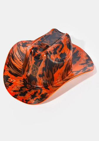 Grit Pattern Light Up Cowboy Hat