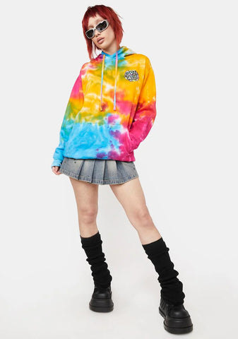 Strange Dot Tie Dye Hoodie