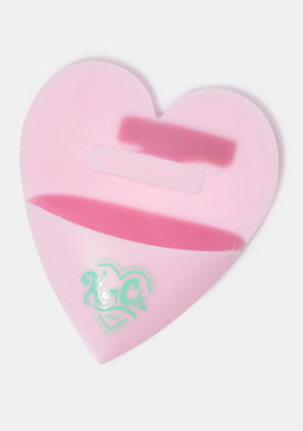 Pink Silicone Facial Scrubber Brush