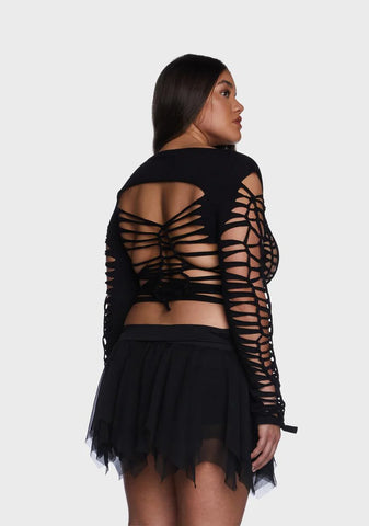 Plus Alternative Spells Long Sleeve Top